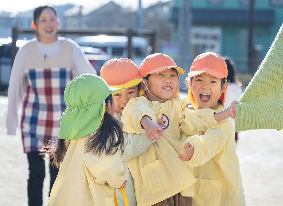 笑顔の子供達